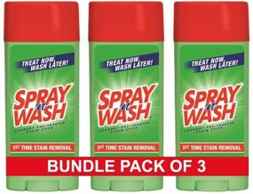 img 4 attached to 👕 Spray 'n Wash Pre-Treat Stain Stick for Laundry, 3 Oz (Pack of 3)