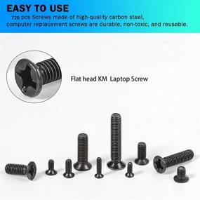 img 3 attached to 💻 MEIYYJ 720pcs Laptop Notebook Screws Set: Comprehensive Replacement Computer Screws Kit for Electronic Repair