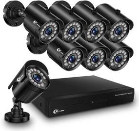 img 4 attached to 📷 XVIM 1080P H.264 Home Security Cameras System - 8CH 1080P HD DVR with 8pcs 1080P Waterproof Surveillance Cameras for Live Viewing & Night Vision