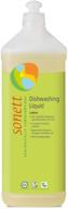 🍋 sonett organic dishwashing liquid - lemon scent, 34 fl.oz (1 count) - 100% biodegradable & organic logo