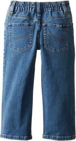 img 1 attached to 👖 Sleek and Comfy: Little Sport Relaxed Jeans Perfect for Boys' Casual Wear