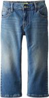 👖 sleek and comfy: little sport relaxed jeans perfect for boys' casual wear logo