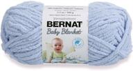 👶 bernat baby blanket yarn - 3.5 oz - gauge 6 super bulky - baby blue - find the perfect soft yarn for your baby blanket project logo