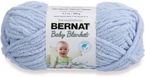 img 1 attached to 👶 Bernat Baby Blanket Yarn - 3.5 oz - Gauge 6 Super Bulky - Baby Blue - Find the Perfect Soft Yarn for Your Baby Blanket Project
