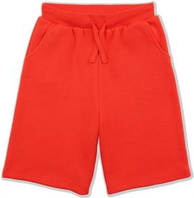 img 4 attached to 👦 JIAHONG Boys Shorts: Soft Summer Athletic Shorts, Pull-on Style, Classic Boy Toddler Shorts, Ages 3-12 Years