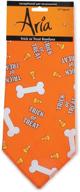 🐶 aria trick-or-treat dog bandanas: a vibrant orange accessory for dogs логотип