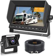 🚚 enhanced safety and versatility: veclesus vmh 1080p wired backup camera kit for rv trucks, bus, and heavy duty vehicles with 7" wide screen and night vision logo