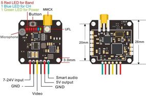 img 2 attached to 📹 AKK FX3-Ultimate 5.8ГГц VTX с настройкой OSD | Переключаемые уровни мощности: 25мВт / 200мВт / 400мВт / 600мВт | Мини-размер для лучшей оптимизации поисковой системы