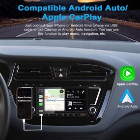 img 3 attached to 🚗 YuanTing Двойная 2 Din автомагнитола с 7-дюймовым сенсорным экраном, Apple CarPlay, Android Auto, Bluetooth и камерой