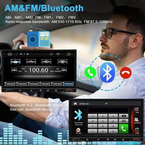 img 1 attached to 🚗 YuanTing Двойная 2 Din автомагнитола с 7-дюймовым сенсорным экраном, Apple CarPlay, Android Auto, Bluetooth и камерой