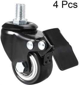 img 3 attached to Uxcell Swivel Caster Threaded Capacity