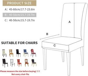 img 3 attached to 🎅 Christmas Slipcovers Protector: Washable Food Service Equipment & Supply