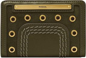 img 4 attached to 💼 Fossil Women's Liza Leather Multifunction Bifold Wallet: Sleek and Versatile Wallet for Fashionable Women