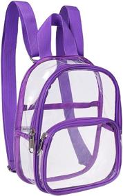 img 4 attached to 🎒 Clear Security Backpack - Stadium Approved Transparent Design