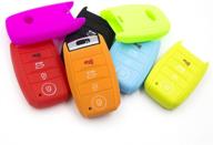 lightkorea 4 кнопки silicone smart key чехол обложка 1 шт. для kia soul carnival sedona niro sorento sportage rio forte optima cerato koup (красный) логотип