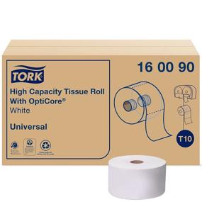 img 4 attached to 🧻 Tork 160090 Universal High Capacity Bath Tissue Roll with OptiCore, 2-Ply - 12 Rolls.