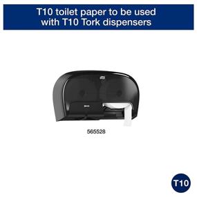 img 3 attached to 🧻 Tork 160090 Universal High Capacity Bath Tissue Roll with OptiCore, 2-Ply - 12 Rolls.