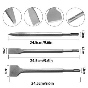 img 2 attached to Hakkin Concrete Chisel Rotary Hammer