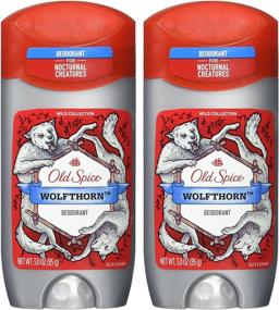 img 1 attached to 🐺 (2 Pack) Old Spice Wild Collection - Wolfthorn Scent - Men's Deodorant - 3 Oz: Powerful odor protection for men