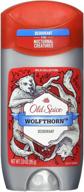 🐺 (2 pack) old spice wild collection - wolfthorn scent - men's deodorant - 3 oz: powerful odor protection for men logo