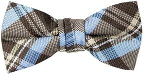 img 4 attached to Spring Notion Tartan Plaid Woven Boys' Accessories and Bow Ties