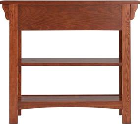 img 2 attached to 📚 Leick Home 8261 Mission Impeccable Bookshelf with Drawers: Enhance Your Space with Stylish Medium Oak Storage Solution