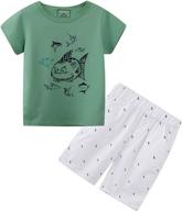 🦖 dinosaur boys' clothing sets for deachala toddler clothes logo