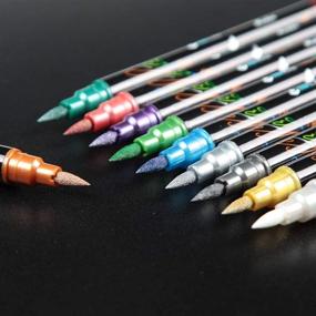Set of 10 Marker Pens Coloured Pencils DIY for Photo Scrapbook Album Use,  Multicolor, 10 Count