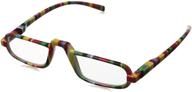 fruit stripe gum rectangular reading glasses by peeperspecs: enhance your reading experience with style logo