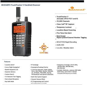 img 1 attached to 📻 Uniden BCD325P2 Handheld TrunkTracker V Scanner with 25,000 Dynamically Allocated Channels, Close Call RF Capture Technology, Location-Based Scanning, S.A.M.E. Weather Alert, and Compact Size.