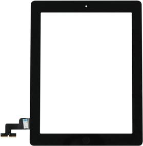 img 2 attached to 📱 Premium Repair Parts Plus for iPad 2 Screen Replacement LCD and Glass Touch Digitizer Kit - Black (9.7", A1395, A1396, A1397) with Home Button, Tools, and Adhesive