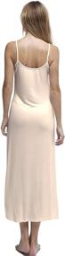 img 3 attached to Papicutew Womens Modal Sleeveless Nightgowns Women's Clothing