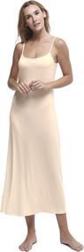 img 1 attached to Papicutew Womens Modal Sleeveless Nightgowns Women's Clothing