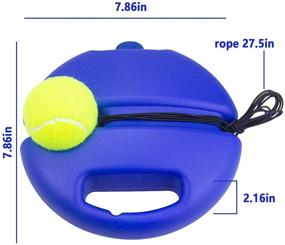 img 2 attached to 🎾 T4U888 Tennis Trainer Rebound Ball: The Ultimate Tennis Practice Trainer Kit for Beginners, Kids, and Adults