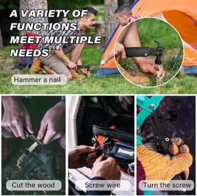 img 1 attached to 🔨 WeePro 14-in-1 Multi Tool Hammer - Ultimate Camping Accessories for Hunting, Hiking, Fishing, and More | Pocket Camping Gear Survival Equipment, Military Gear, Gadgets & Gifts for Men