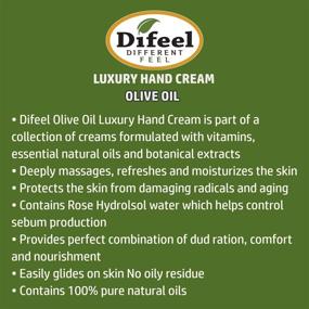 img 3 attached to Difeel Olive Oil Hand Cream with Vitamin E, Natural Oils, and Botanical Extracts - 1.5 oz