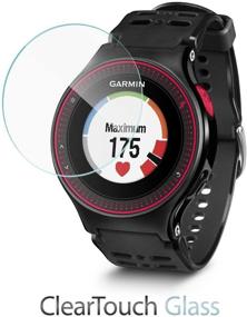 img 3 attached to Enhance and Protect Your Garmin Forerunner 235 with BoxWave ClearTouch Glass Screen Protector - Durability and Clarity in 9H Tempered Glass