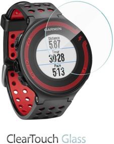 img 4 attached to Enhance and Protect Your Garmin Forerunner 235 with BoxWave ClearTouch Glass Screen Protector - Durability and Clarity in 9H Tempered Glass