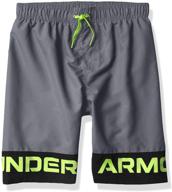 optimized-search under armour boys' swim trunks logo