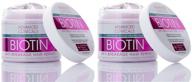 💆 revive weak, color-treated hair with advanced clinicals biotin anti-breakage hair repair mask. deep conditioner with manuka honey & caffeine for strengthening and hydration (two - 12oz) logo