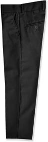 img 2 attached to 👖 Stylish and comfortable Johnnie Lene dress pants for boys