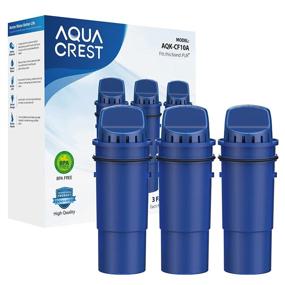 img 4 attached to 💧 AQUA CREST CRF-950Z NSF Certified Water Pitcher Filter, Compatible with Pur Pitchers and Dispensers PPT700W, CR-1100C, DS-1800Z and PPF951K, PPF900Z - Pack of 3 Filters