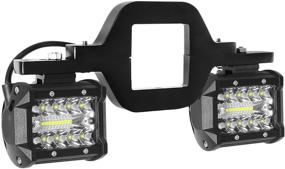 img 4 attached to EBESTauto LED Work Light Pods with Towing Hitch Mount Brackets - Perfect for Trucks, Trailers, SUVs, and Pickups