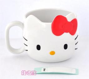 img 3 attached to 🐱 Hello Kitty Face Die-Cut Mug by Sanrio