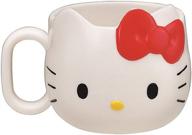 🐱 hello kitty face die-cut mug by sanrio logo