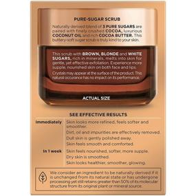 img 2 attached to 🌼 L'Oreal Paris Pure Sugar Scrub for Nourishment and Softening, 1.7 oz.