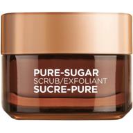 🌼 l'oreal paris pure sugar scrub for nourishment and softening, 1.7 oz. logo