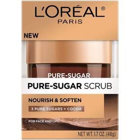 img 3 attached to 🌼 L'Oreal Paris Pure Sugar Scrub for Nourishment and Softening, 1.7 oz.