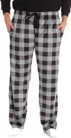 img 3 attached to Followme Fleece Pajama Sleepwear 45903 1A L Men's Clothing