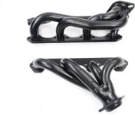 pacesetter 70-1325 black shorty performance exhaust header logo